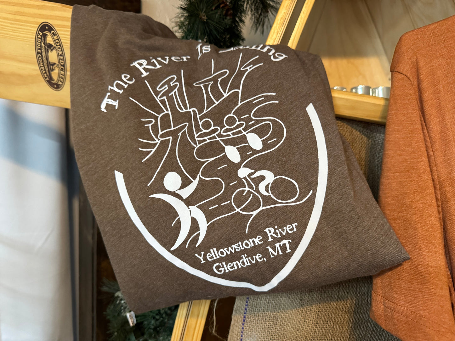 Celebrate Glendive’s outdoor adventures with this ultra-soft tri-blend tee